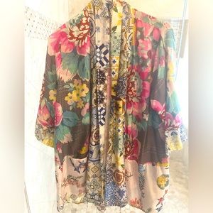 Johnny was reversible silk kimono